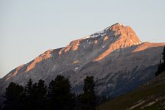 04 Mount Bosworth At Sunrise From Trans Canada Highway Just After Leaving Lake Louise For Yoho.jpg
